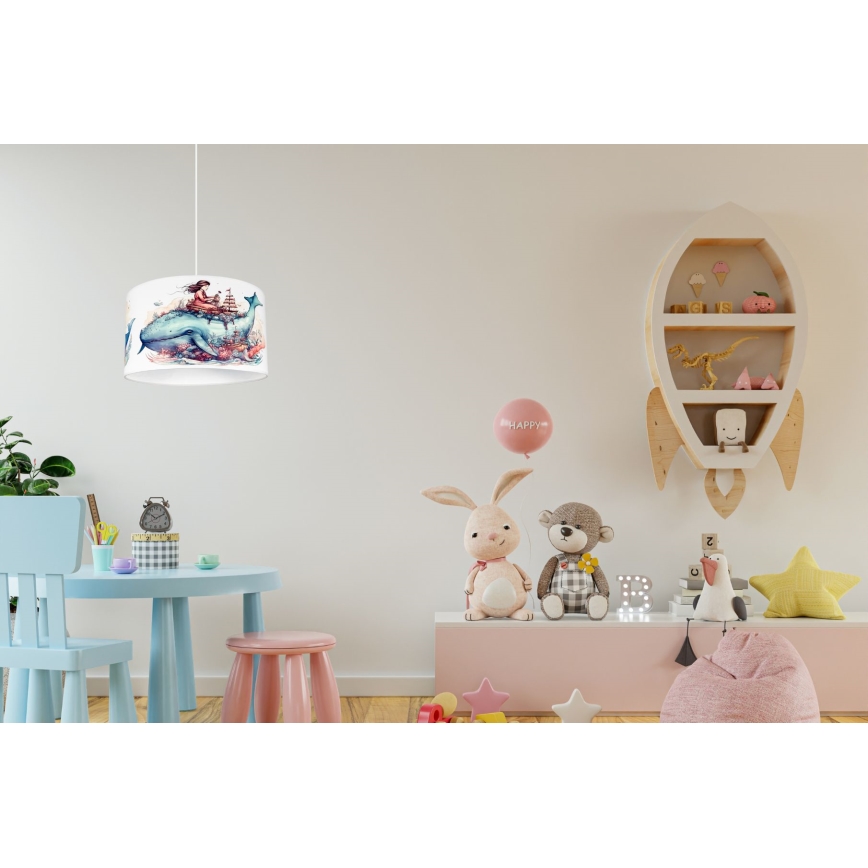 Lampadario per bambini OCEAN 1xE27/60W/230V