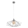 Lampadario SATURN 1xE27/60W/230V grigio