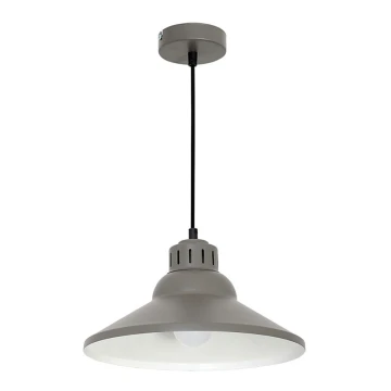 Lampadario SINGLE 5 1xE27/60W/230V grigio