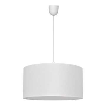 Lampadario su corda ALBA 1xE27/60W/230V d. 40 cm bianco