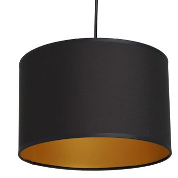 Lampadario su corda ARDEN 3xE27/60W/230V nero/dorato