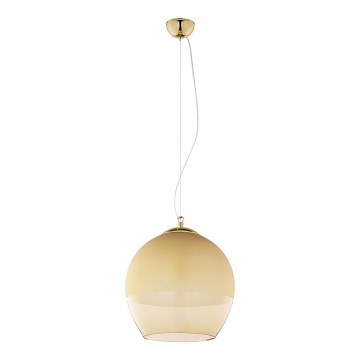 Lampadario su corda  BOULETTE 1xE27/60W/230V oro