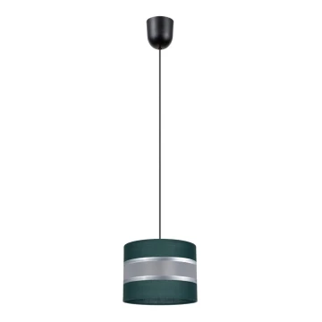 Lampadario su corda  CORAL 1xE27/60W/230V d. 20 cm verde