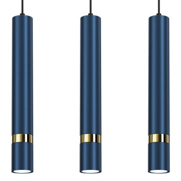 Lampadario su corda JOKER 3xGU10/25W/230V blu