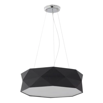 Lampadario su corda KANTOOR 1xE27/15W/230V nero