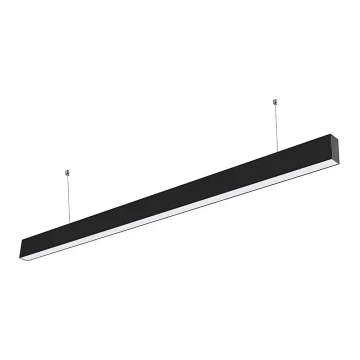 Lampadario su corda LED SAMSUNG CHIP LED/40W/230V 6400K nero