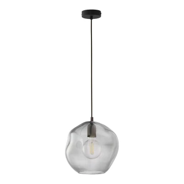 Lampadario su corda SOL 1xE27/60W/230V nero