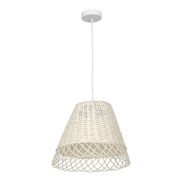 Lampadario su corda VIMINI 1xE27/40W/230V rattan