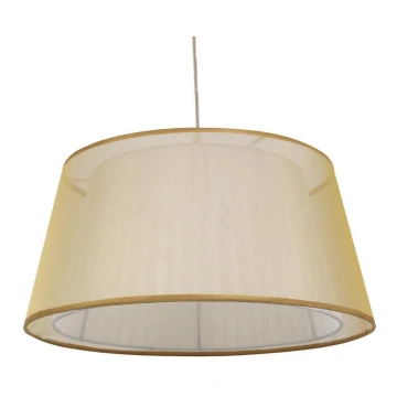 Lampadario su filo CHARLIE 1xE27/60W/230V beige