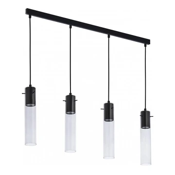 Lampadario su filo LOOK GRAPHITE 4xGU10/10W/230V