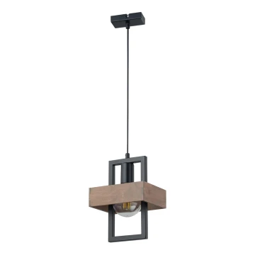 Lampadario su filo ROBIN 1xE27/60W/230V legno