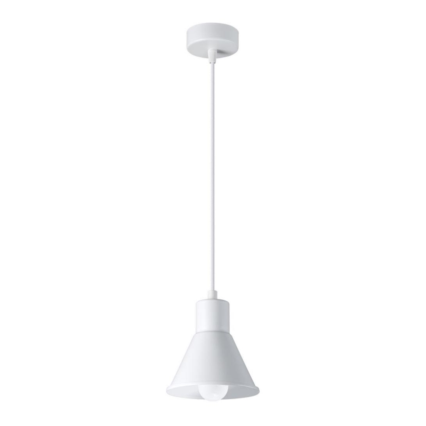 Lampadario su filo TALEJA 1xE27/60W/230V bianco