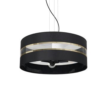 Lampadario su filo ULTIMO 3xE27/60W/230V nero