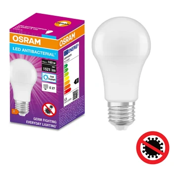 Lampadina LED Antibatterica A100 E27/13W/230V 6500K - Osram