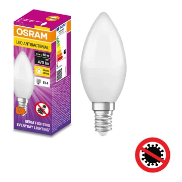 Lampadina LED Antibatterica B40 E14/4,9W/230V 2700K - Osram