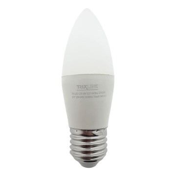 Lampadina LED C35 E27/8W/230V 2700K