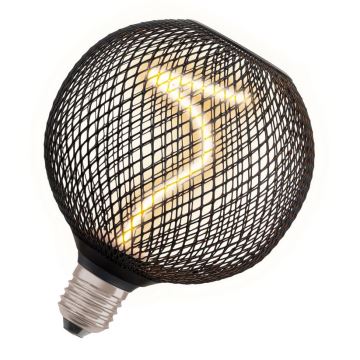 Lampadina LED dimmerabile DECOR FILAMENT G125 E27/3,5W/230V 1800K nero - Osram