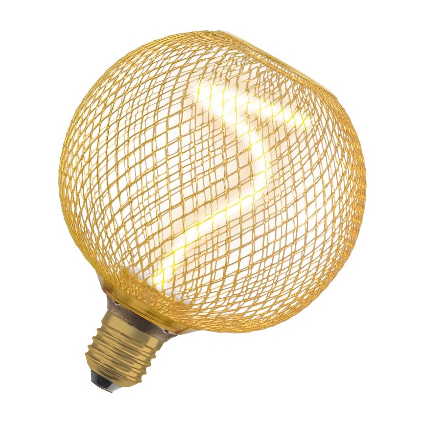 Lampadina LED dimmerabile DECOR FILAMENT G125 E27/3,5W/230V 1800K oro - Osram