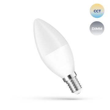 Lampadina LED dimmerabile E14/5W/230V 2700-6500K Wi-Fi Tuya