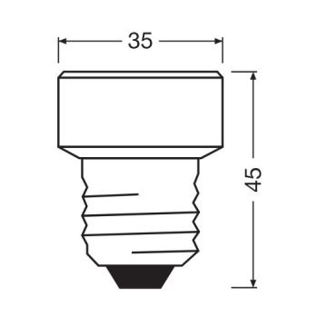 Lampadina LED dimmerabile E27/3,5W/230V 4000K - Osram