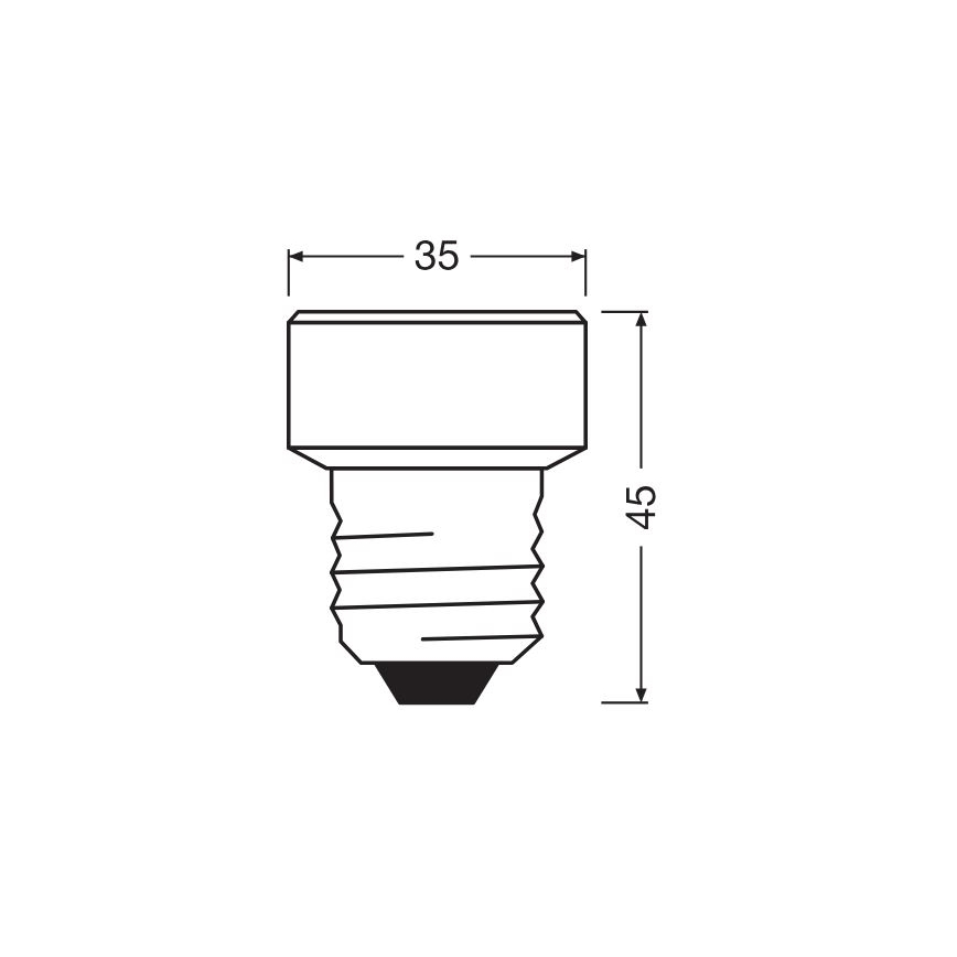 Lampadina LED dimmerabile E27/3,5W/230V 4000K - Osram