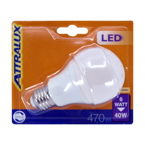 Lampadina LED Dimmerabile E27/6W/230V 2700K - Attralux