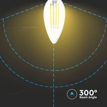 Lampadina LED dimmerabile FILAMENT E14/4W/230V 3000K