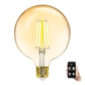 Lampadina LED dimmerabile FILAMENT G125 E27/6W/230V 2700-6500K Wi-Fi - Aigostar