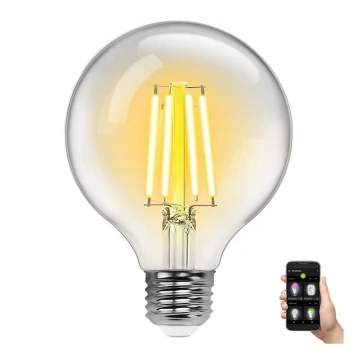 Lampadina LED dimmerabile FILAMENT G95 E27/6W/230V 2700-6500K Wi-Fi - Aigostar