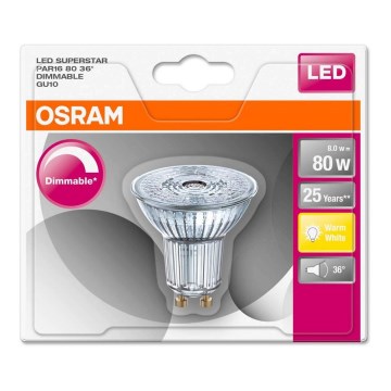 Lampadina LED dimmerabile GU10/7,2W/230V 2700K - Osram