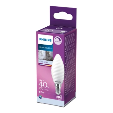 Lampadina LED dimmerabile Philips E14/4,5W/230V 4000K