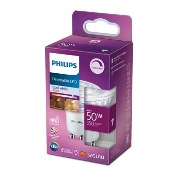 Lampadina LED dimmerabile Philips GU10/4W/230V 4000K