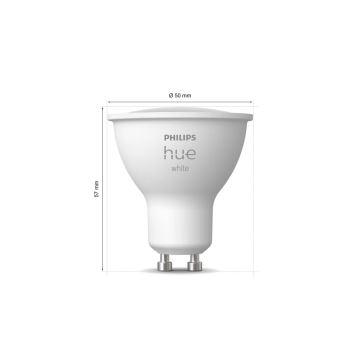 Lampadina LED dimmerabile Philips Hue WHITE GU10/4,2W/230V 2700K