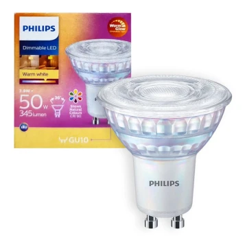 Lampadina LED dimmerabile Philips Warm Glow GU10/3,8W/230V 2200-2700K CRI 90