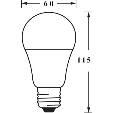 Lampadina LED dimmerabile SMART+ E27/9W/230V 2,700K Wi-Fi - Ledvance