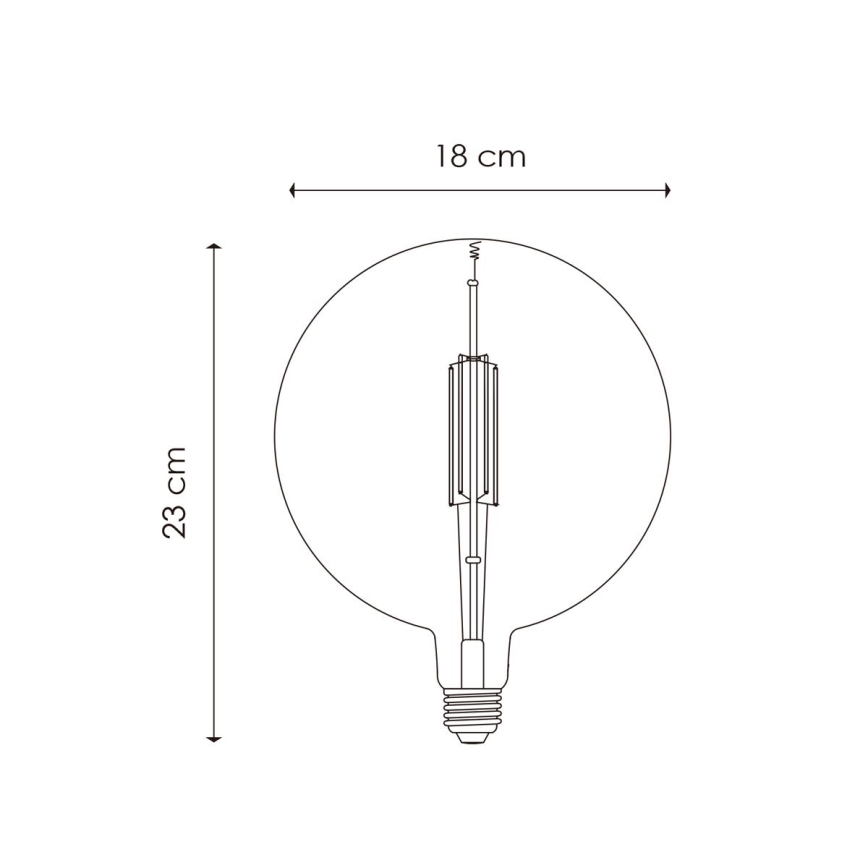 Lampadina LED dimmerabile VINTAGE EDISON G180 E27/4W/230V 2700K