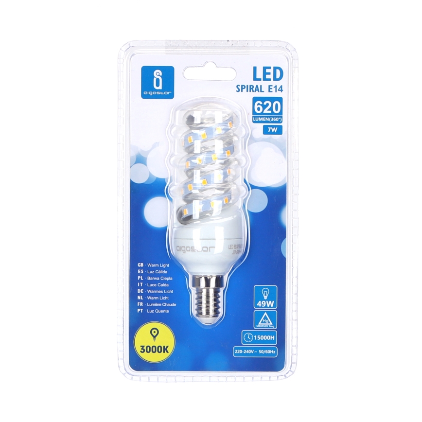 Lampadina LED E14/7W/230V 3000K - Aigostar