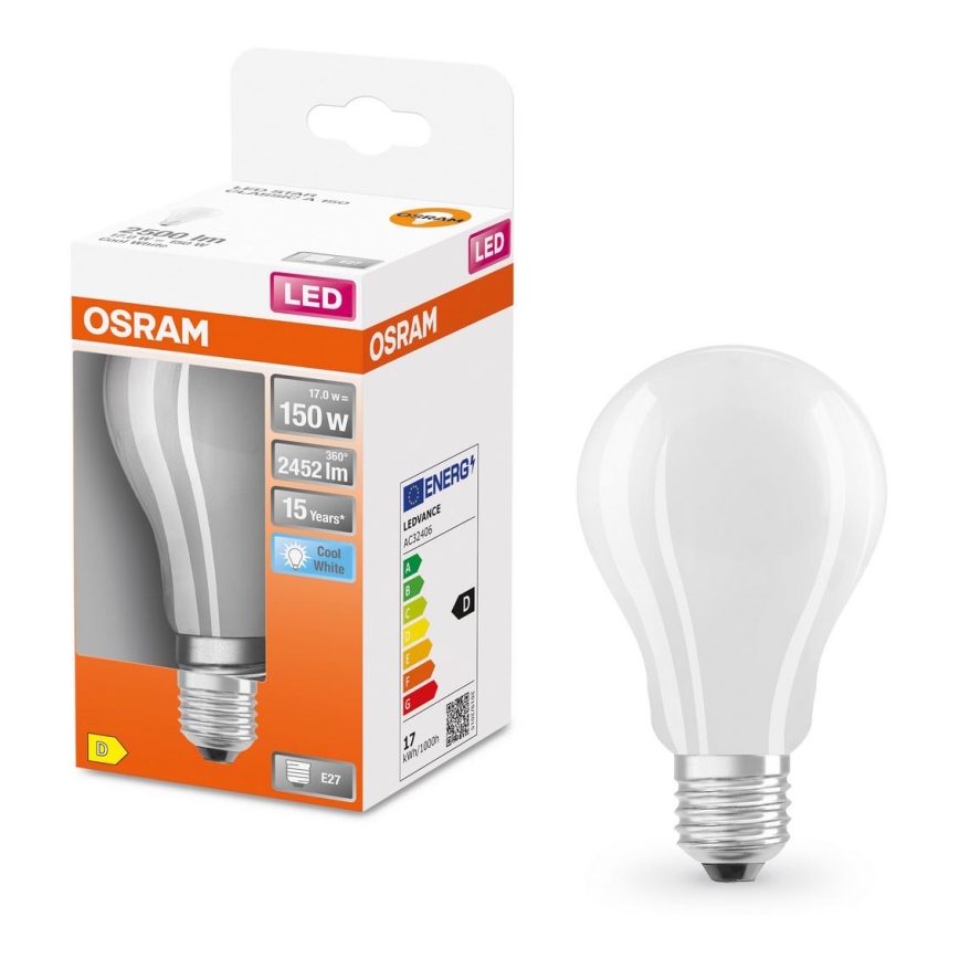 Lampadina LED E27/15W/230V 4000K - Osram