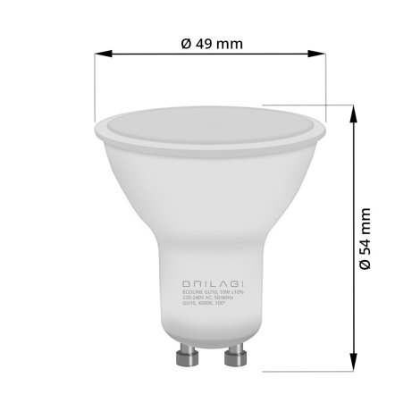 Yeelight GU10 Lampadina Smart (confezione da 4 pezzi) - Luci LED 