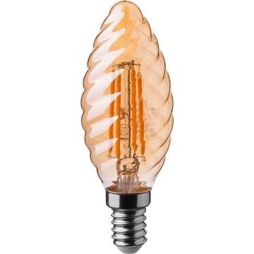 Lampadina LED FILAMENT AMBER E14/4W/230V 2200K