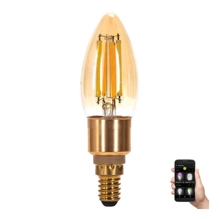 Lampadina LED FILAMENT C35 E14/4,5W/230V 2700-6500K - Aigostar