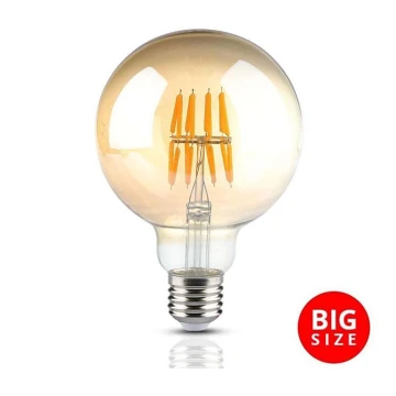 Lampadina LED FILAMENT G95 E27/8W/230V 2200K