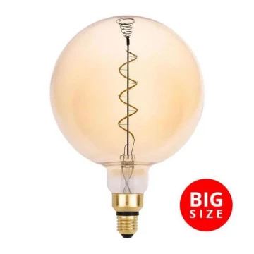 Lampadina LED FILAMENT SPIRAL VINTAGE G200 E27/4W/230V 2000K