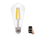 Lampadina LED FILAMENT ST64 E27/6W/230V 2700-6500K - Aigostar