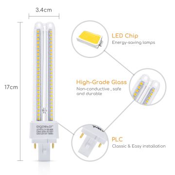 Lampadina LED G24D-3/15W/230V 4000K - Aigostar