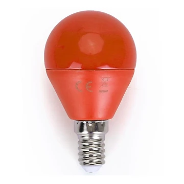 Lampadina LED G45 E14/4W/230V arancione - Aigostar