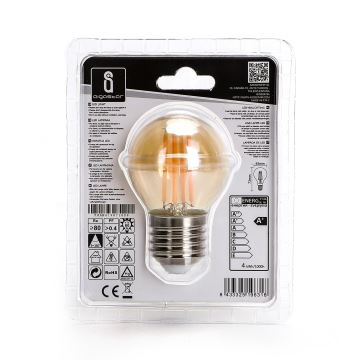 Lampadina LED  G45 E27/4W/230V 2200K - Aigostar