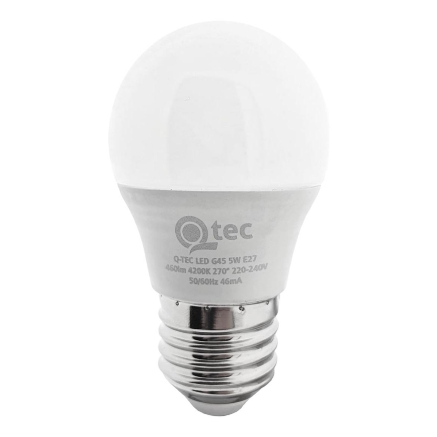 Lampadina LED G45 E27/5W/230V 4200K