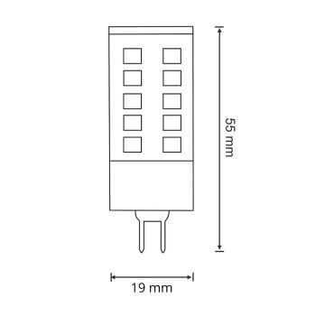 Lampadina LED G9/4W/230V 3000K