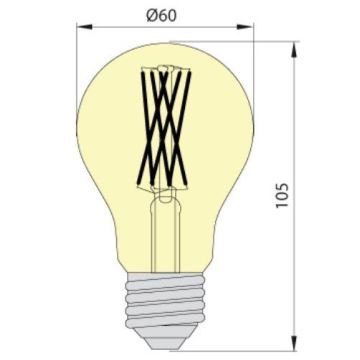 Lampadina LED LEDSTAR CLASIC A60 E27/12W/230V 4000K